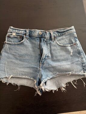 Light Blue Abercrombie Denim Cutoff Women's Shorts